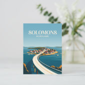 Carte Postale Île de Solomons Maryland (Debout devant)
