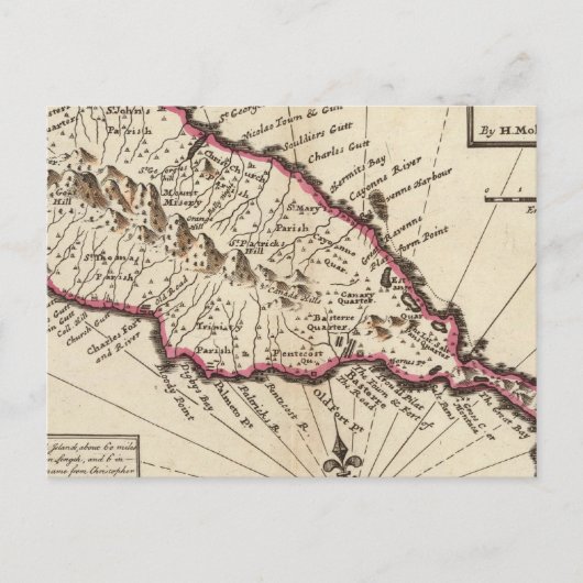 Carte Postale Île de St Christophers (Devant)
