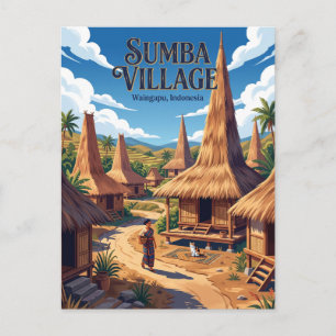 Carte Postale Île de Sumba Indonésie