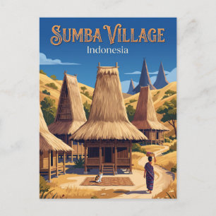 Carte Postale Île de Sumba Indonésie