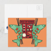 Carte Postale Île de Sushi (Devant / Derrière)