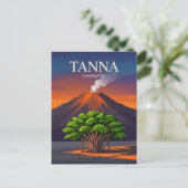 Carte Postale Île de Tanna Vanuatu (Debout devant)