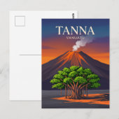Carte Postale Île de Tanna Vanuatu (Devant / Derrière)