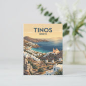 Carte Postale Île de Tinos Grèce (Debout devant)