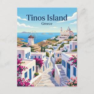 Carte Postale Île de Tinos Grèce