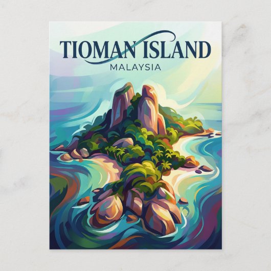 Carte Postale Île de Tioman Malaisie (Devant)