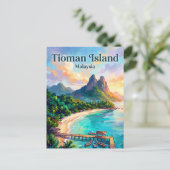 Carte Postale Île de Tioman Malaisie (Debout devant)
