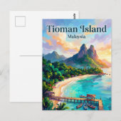Carte Postale Île de Tioman Malaisie (Devant / Derrière)