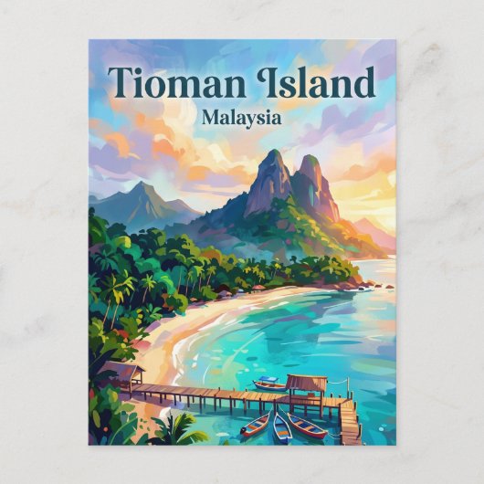 Carte Postale Île de Tioman Malaisie (Devant)