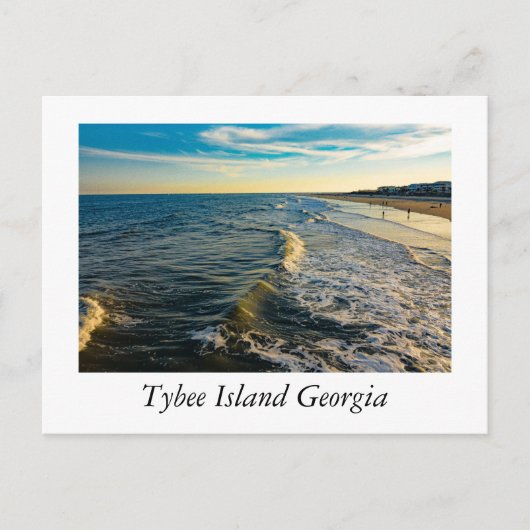 Carte Postale Île de Tybee Géorgie (Devant)