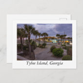 Carte Postale Île de Tybee Géorgie (Devant / Derrière)