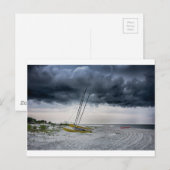 Carte Postale île de tybee plage savannah georgia océan eve (Devant / Derrière)