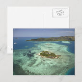 Carte Postale Île de Wadigi, îles Mamanuca, Fidji (Devant / Derrière)