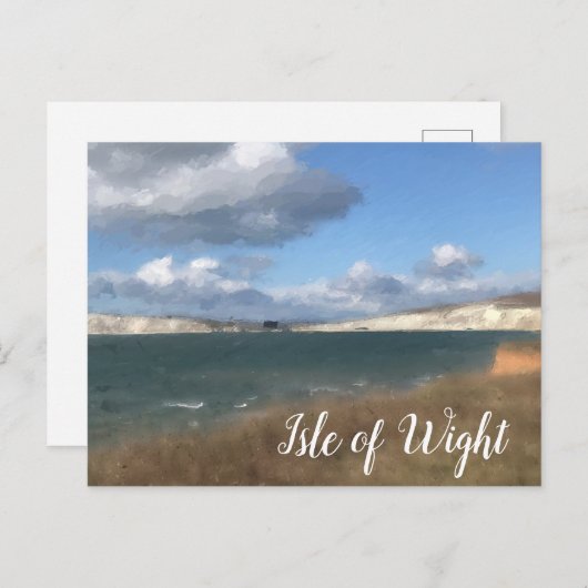 Carte Postale Île de Wight (Devant / Derrière)
