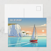 Carte Postale Île de Wight Angleterre Voyage (Devant / Derrière)