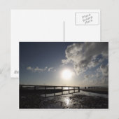 Carte Postale Île de Wight Beach (Devant / Derrière)