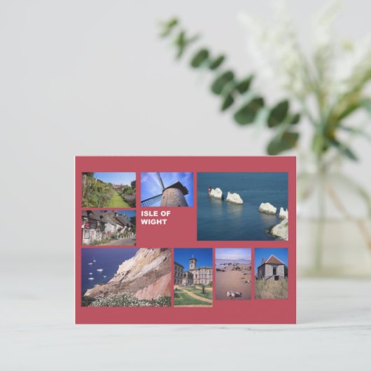 Carte Postale Île de Wight multi-image (Debout devant)
