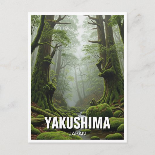 Carte Postale Ile de Yakushima Voyage au Japon (Devant)