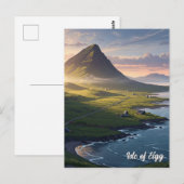 Carte Postale Île d'Eigg, voyage en Écosse (Devant / Derrière)