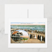 Carte Postale Île des Palmes, Charleston, Caroline du Sud (Devant / Derrière)