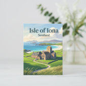 Carte Postale Île d'Iona Écosse (Debout devant)