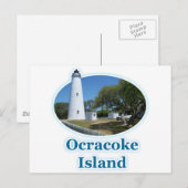 Carte Postale Île d'Ocracoke, Caroline du Nord (Devant / Derrière)