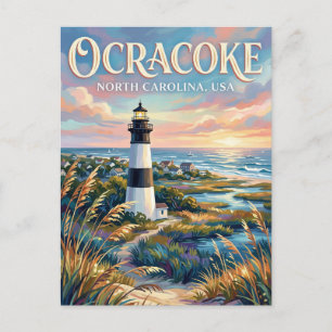 Carte Postale Île d'Ocracoke, Caroline du Nord, États-Unis
