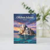 Carte Postale Île d'Olkhon Russie (Debout devant)