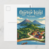 Carte Postale Île d'Ometepe Nicaragua (Devant / Derrière)