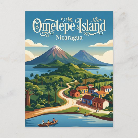 Carte Postale Île d'Ometepe Nicaragua (Devant)
