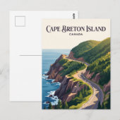 Carte Postale Île du Cap-Breton Canada (Devant / Derrière)