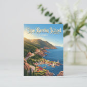 Carte Postale Île du Cap-Breton Canada (Debout devant)
