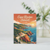 Carte Postale Île du Cap-Breton Canada (Debout devant)