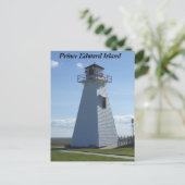 Carte Postale Île-du-Prince-Édouard - Phare (Debout devant)