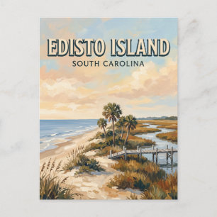 Carte Postale Île Edisto Caroline du Sud