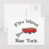 Carte Postale Île Fire (Devant / Derrière)