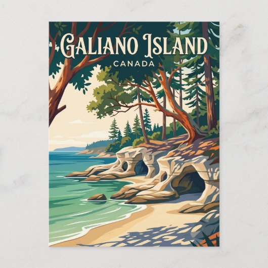 Carte Postale Île Galiano Canada (Devant)