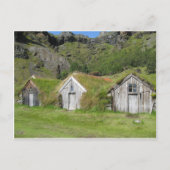 Carte Postale Île Häuser mit Grasdach (Devant)