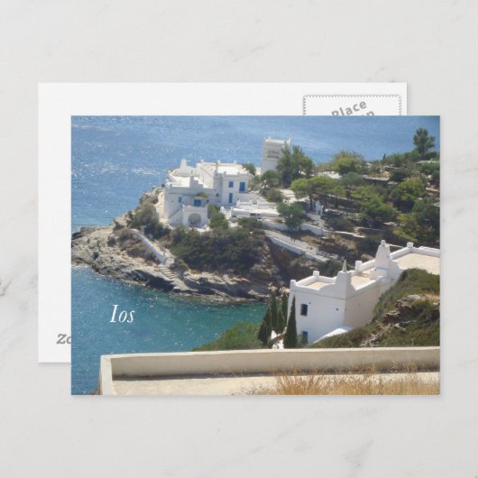 Carte Postale Île Ios... (Devant / Derrière)