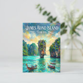 Carte Postale Île James Bond Thaïlande (Debout devant)