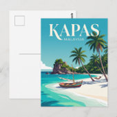 Carte Postale Île Kapas Malaisie (Devant / Derrière)