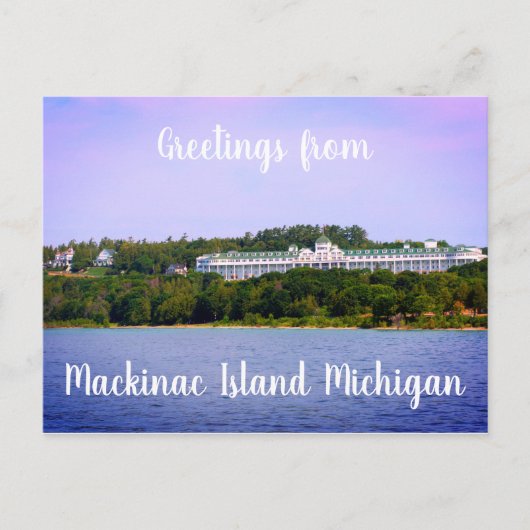 Carte Postale Île Mackinac Michigan (Devant)