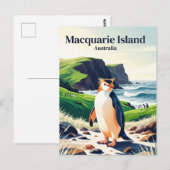 Carte Postale Île Macquarie Australie (Devant / Derrière)