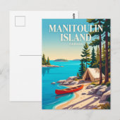 Carte Postale Île Manitoulin Canada (Devant / Derrière)