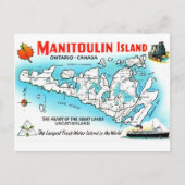 Carte Postale Île Manitoulin Canada (Devant)