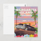 Carte Postale Île Margarita - affiche de voyage du Venezuela (Devant / Derrière)