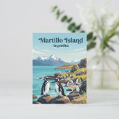 Carte Postale Île Martillo Argentine (Debout devant)