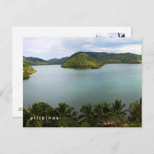 Carte Postale île philippine (Devant / Derrière)