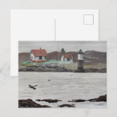 Carte Postale Île Ram Maine (Devant / Derrière)