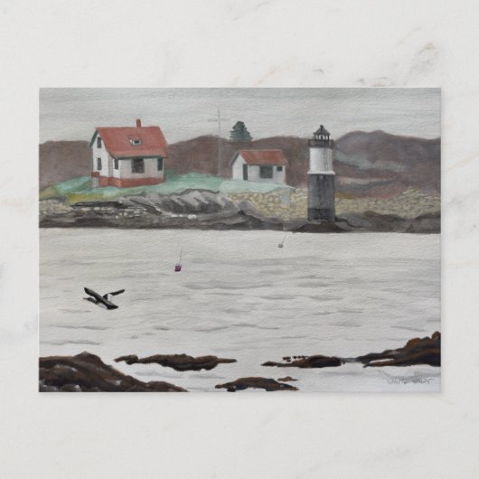 Carte Postale Île Ram Maine (Devant)